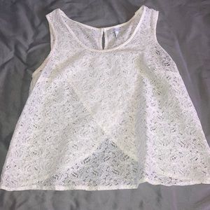 Lace tank